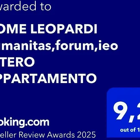 Leopardi Humanitas,forum,ieo Intero Apartment *